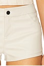 view 6 of 6 Gianna Micro Mini Shorts in Bone