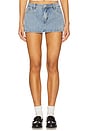 view 1 of 6 Tayler Skort in Light Blue Wash