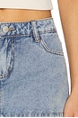 view 6 of 6 Tayler Skort in Light Blue Wash