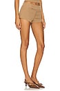view 2 of 6 Agnes Hot Short in Camel Stripe