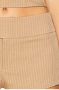 view 6 of 6 Agnes Hot Short in Camel Stripe