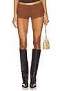 view 1 of 6 Giovanna Micro Short in Brown