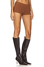 view 2 of 6 Giovanna Micro Short in Brown