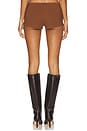 view 4 of 6 Giovanna Micro Short in Brown