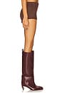 view 3 of 6 Jessica Faux Suede Short in Dark Brown