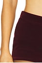 view 6 of 6 Ava Hot Short in Oxblood