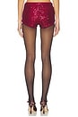 view 4 of 6 Shani Micro Short in Burgundy