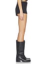 view 3 of 6 Jessica Faux Suede Short In Black in Black