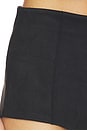 view 6 of 6 Jessica Faux Suede Short In Black in Black