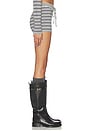 view 3 of 6 Kieryn Knit Short in Grey Stripe