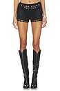 view 1 of 6 Julianna Crochet Short in Black