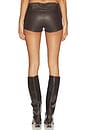 view 4 of 6 Melania Micro Short in Brown