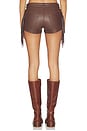 view 4 of 6 Karina Fringe Short in Brown
