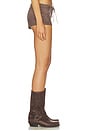 view 3 of 6 Spence Faux Suede Short in Grey