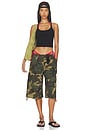 view 5 of 6 Halia Baggy Short in Camo Print