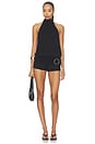 view 5 of 6 Carlisha Micro Short in Black