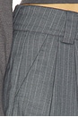 view 7 of 6 Evelina Shorts in Grey Pinstripe