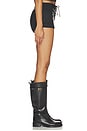 view 4 of 6 Reverie Faux Leather Short in Black