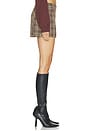 view 4 of 6 Davey Mini Skort in Brown Plaid