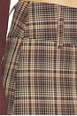 view 7 of 6 Davey Mini Skort in Brown Plaid