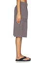 view 4 of 6 Halia Baggy Short in Charcoal Grey