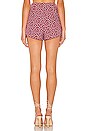 view 3 of 4 Debbie High Waisted Short in Red Floral