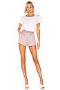 view 4 of 4 Katerina Paper Bag Shorts in Mauve