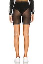 view 3 of 4 Danika Mesh Biker Short in Black