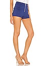view 2 of 4 Fatima Zip Hot Short in Blue