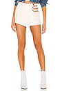 view 1 of 6 Hillary Cut Out Skort in White