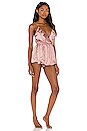 view 2 of 3 Tina Ruffle Teddy in Mauve