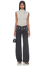 view 6 of 6 Geana Jean in Dark Denim Wash