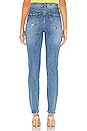 view 3 of 4 Ashley High Rise Jeans in Mid Blue Wash