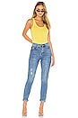 view 4 of 4 Ashley High Rise Jeans in Mid Blue Wash