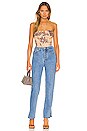 view 4 of 4 Riley Side Slit Jean in Medium Wash