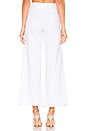 view 3 of 4 Lucy Crop Flare Jeans in White