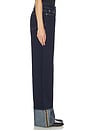 view 3 of 6 Misa Cuffed Jean in Dark Blue Wash