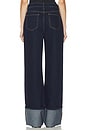 view 4 of 6 Misa Cuffed Jean in Dark Blue Wash
