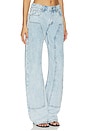 view 2 of 6 Camile Jean in Light Blue Wash