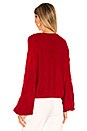 view 3 of 4 Parker Oversized Sweater in Red