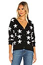 view 2 of 5 Karol Star Sweater in Black & White