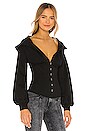 view 2 of 4 Martine Corset Hoodie in Black