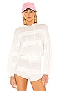 view 1 of 4 Everly Knit Hoodie in White