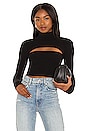 view 1 of 4 Tasha Cut Out Sweater in Black