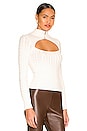 view 2 of 4 Tanya Cut Out Sweater in Ivory