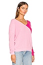 view 3 of 5 Trish Knot Sweater in Pink & Hot pink