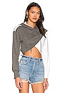 view 2 of 4 Anais Two Tone Hoodie in Grey Multi