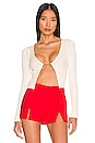 view 1 of 4 Solana Chain Strap Sweater in White