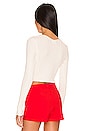 view 3 of 4 Solana Chain Strap Sweater in White