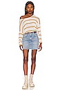 view 5 of 5 Adriana Knit Sweater in Taupe & White
